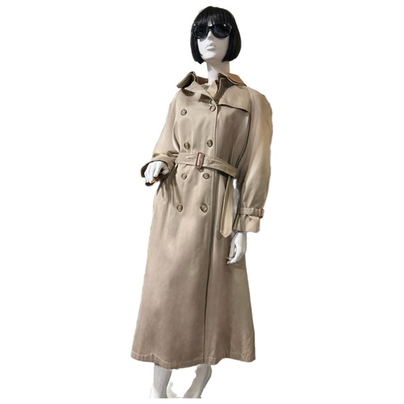 Evan Picone Women’s Classic Double-Breasted Trench Coat - Picture 1 of 5